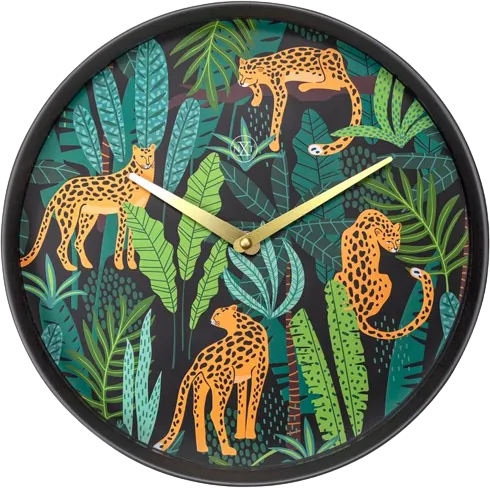 Urban Jungle Wandklok Ø 30 cm