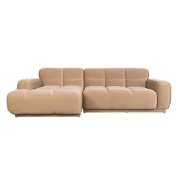 Hazel 3,5-zitsbank Links Beige
